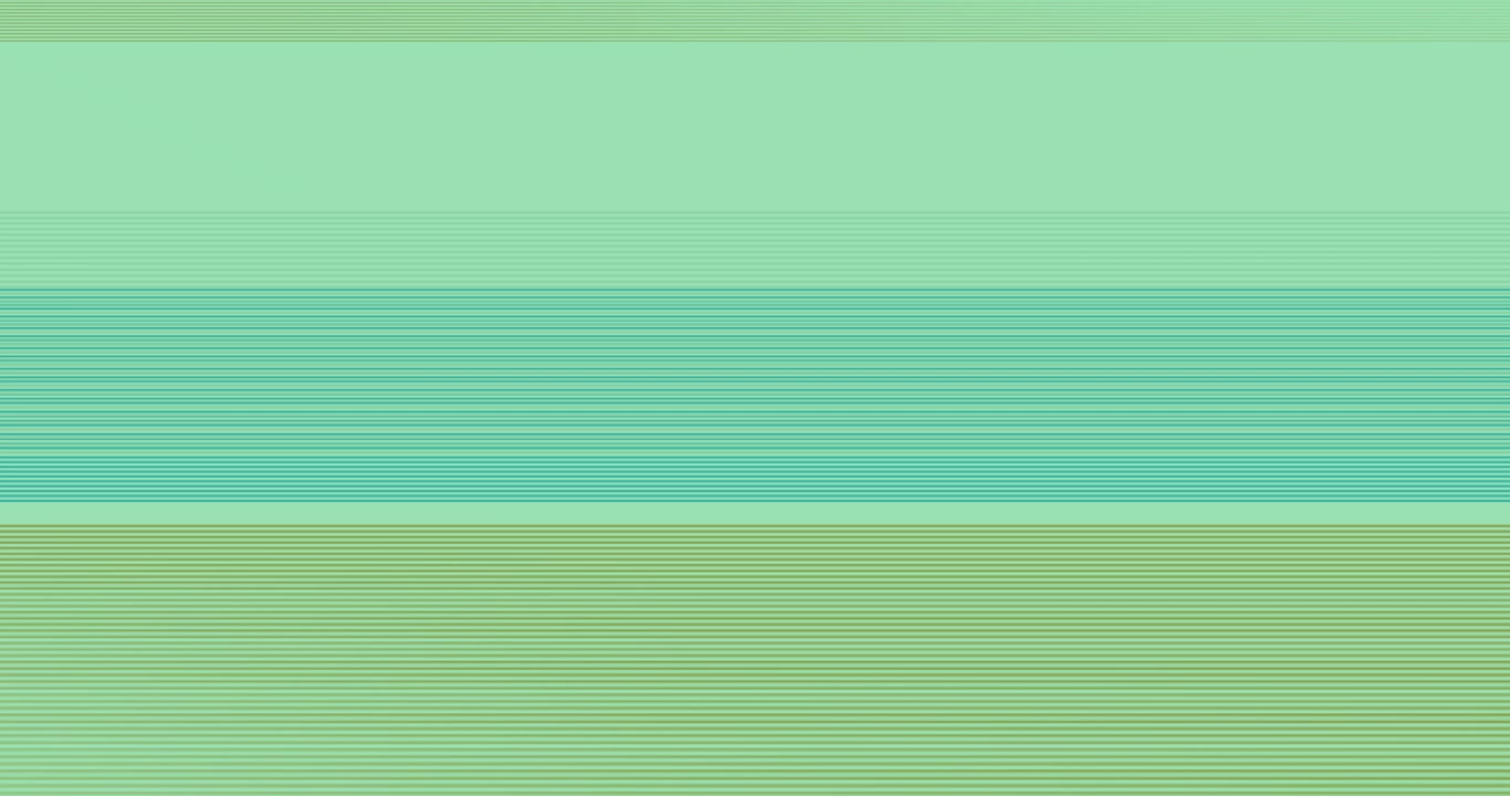 Abstract bands shifting between orange and blue on play, forming horizon on transparent background