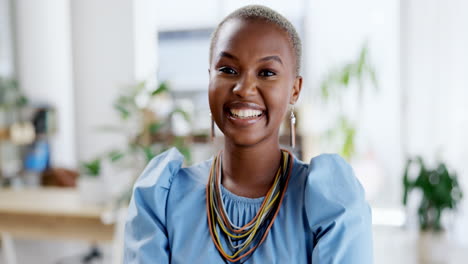 Face,-arms-crossed-and-business-smile-of-black