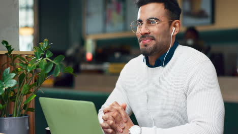 Café,-Pensamiento-Y-Hombre-Con-Una-Computadora-Portátil.