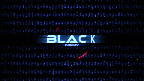 viernes negro en pantalla con elementos hud