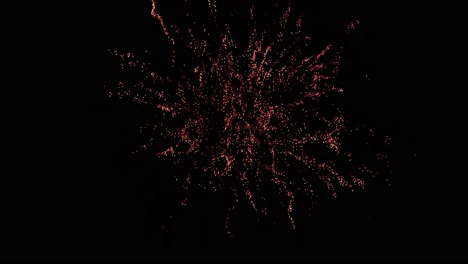 red fireworks 4k