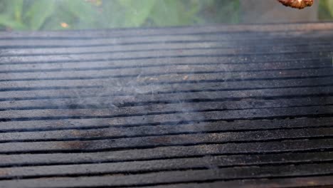 Fleischbällchen-Wird-Vom-Grill-Genommen