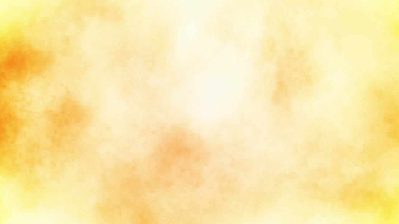 spray de humo de colores. abstract humo vapor soplar fuera. salpicaduras de niebla. tinta de alcohol y acuarela en fondo amarillo. copiar espacio para el texto. animación de bucle.