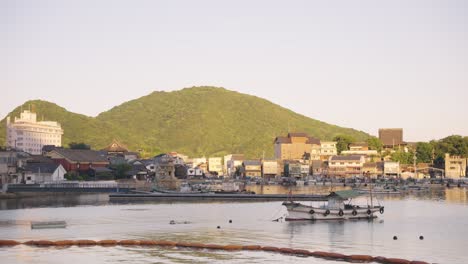 Peaceful Japanese Fishing Village, Tomonoura, Sunset on Inland Sea of Japan