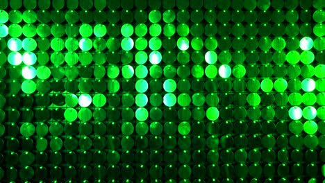 abstracto verde cinético brillo pared en movimiento. chispas brillantes fondo reflectante. decoración de clubes nocturnos. se puede usar como transiciones, añadido a proyectos modernos, fondos de arte.