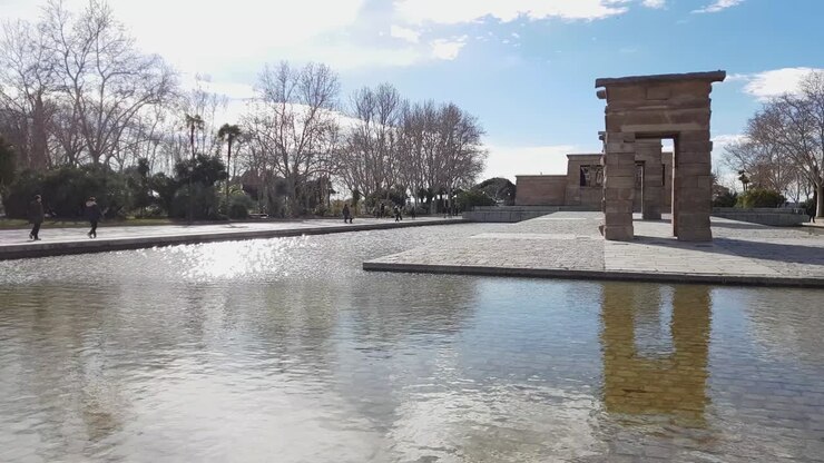 Templo de Debod en el Parque del Oeste de Madrid