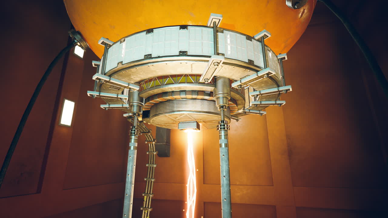 In a cutting edge laboratory a powerful energy source is being harnessed