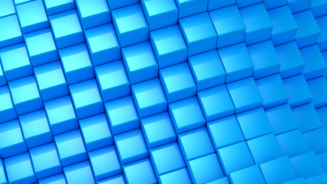 los cubos formaron una onda