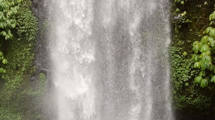 Close-up van watervalcascade