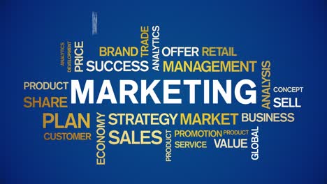 4k marketing animated tag word cloud,text design animation typography loop.