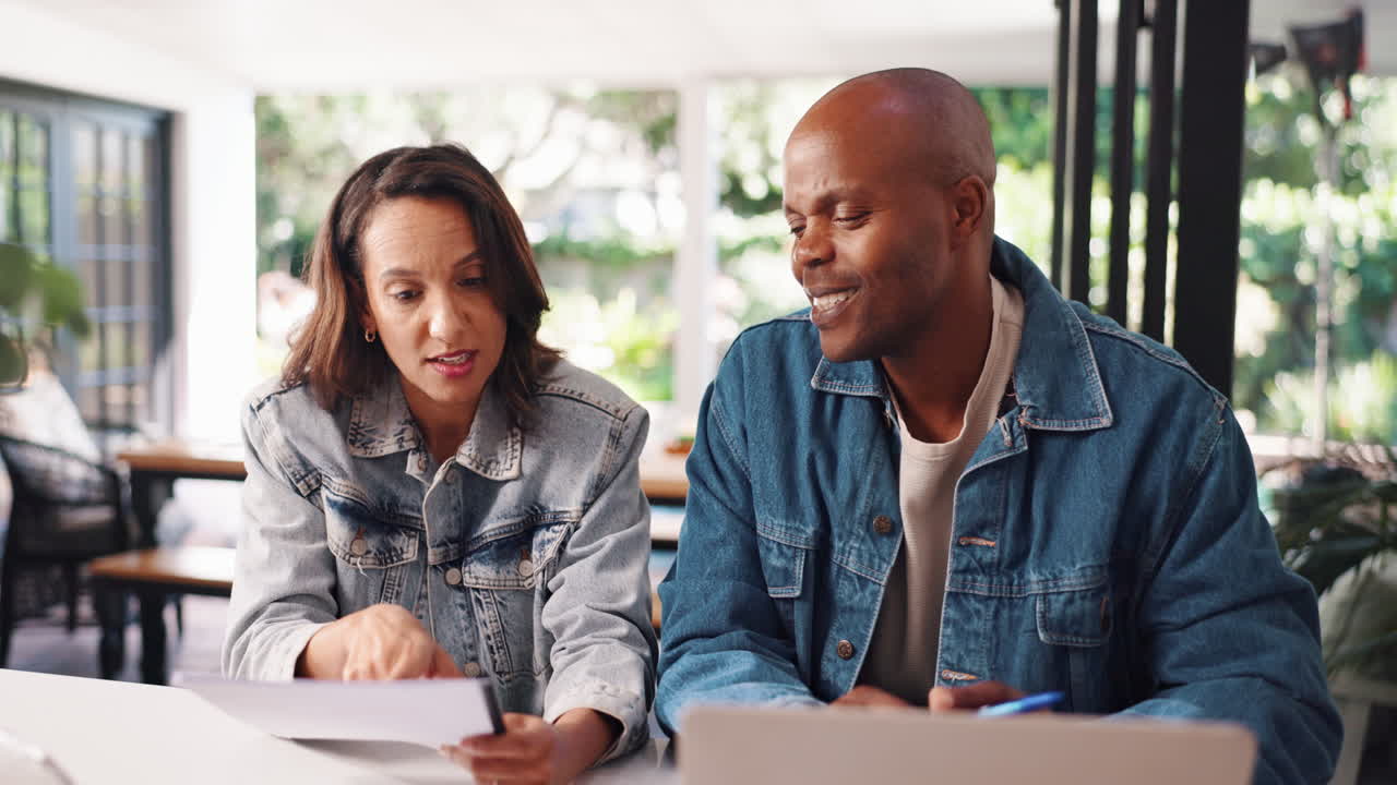 Couple working from home