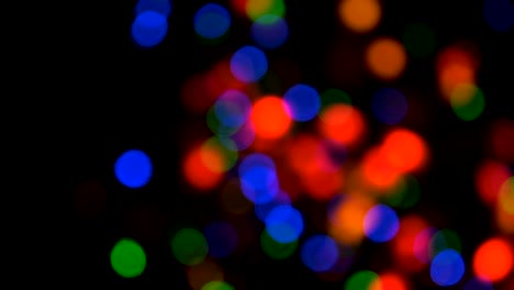 luces de colores bokeh
