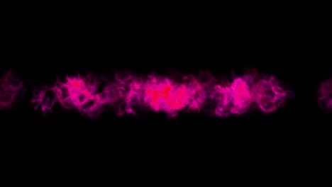 animación de partículas de color de llama gráficos de movimiento