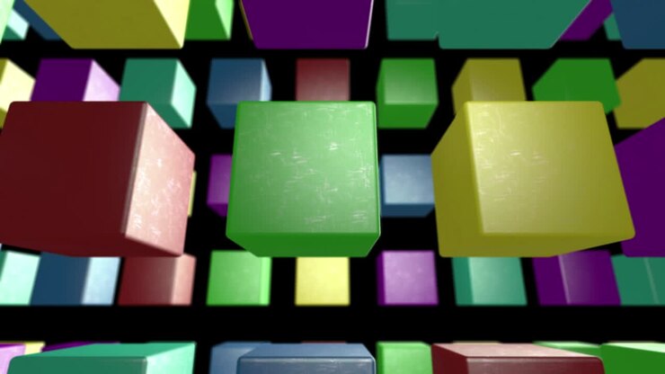 Abstract Cubes Background 03
