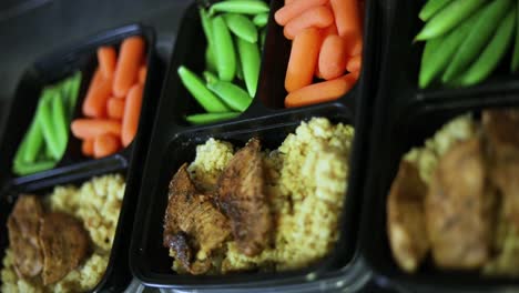 slow motion shot of someone doing weekly meal planning