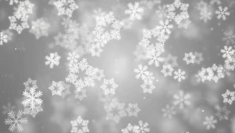 fondo de copos de nieve