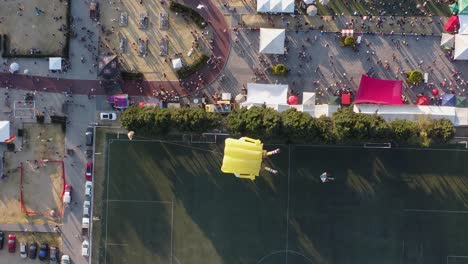 overhead shot kite festival cholula