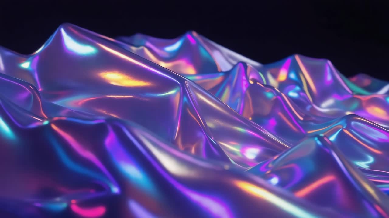 추상적인 홀로그램 직물 텍스처