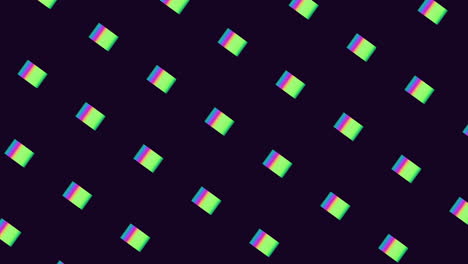 Rainbow-retro-cubes-pattern-with-neon-color