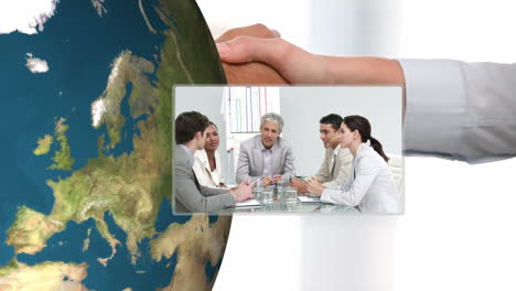 3d animation of businessmeetings