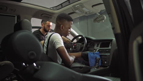 car interior cleaning by professionals