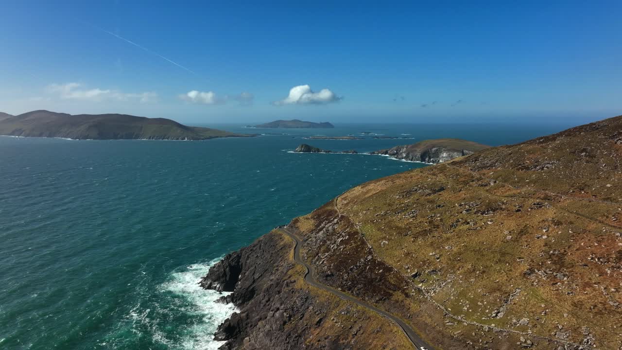 coumeenoole bay, 케리, 아일랜드, 2022년 3월