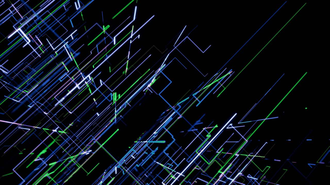 Abstract Glowing Lines