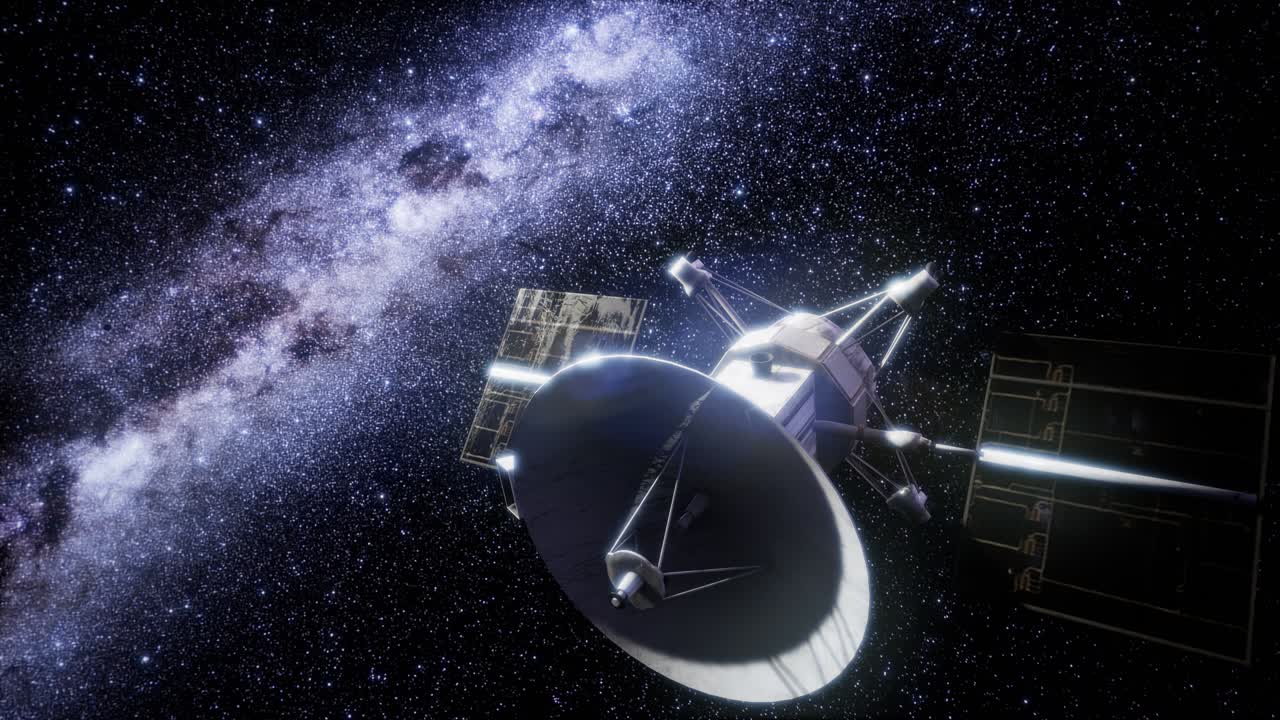 마젤란 우주선이 금성에 접근하고 있습니다.