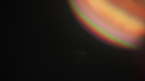 light leaks recorded using real spherical lens and lens whacking technique