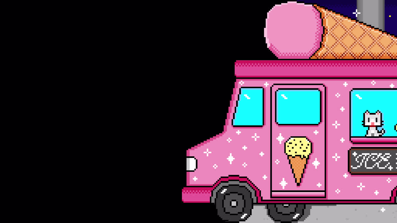 Pixel ice wagon Night Transitions. 1080p - 30 fps - Alpha Channel (6).mov