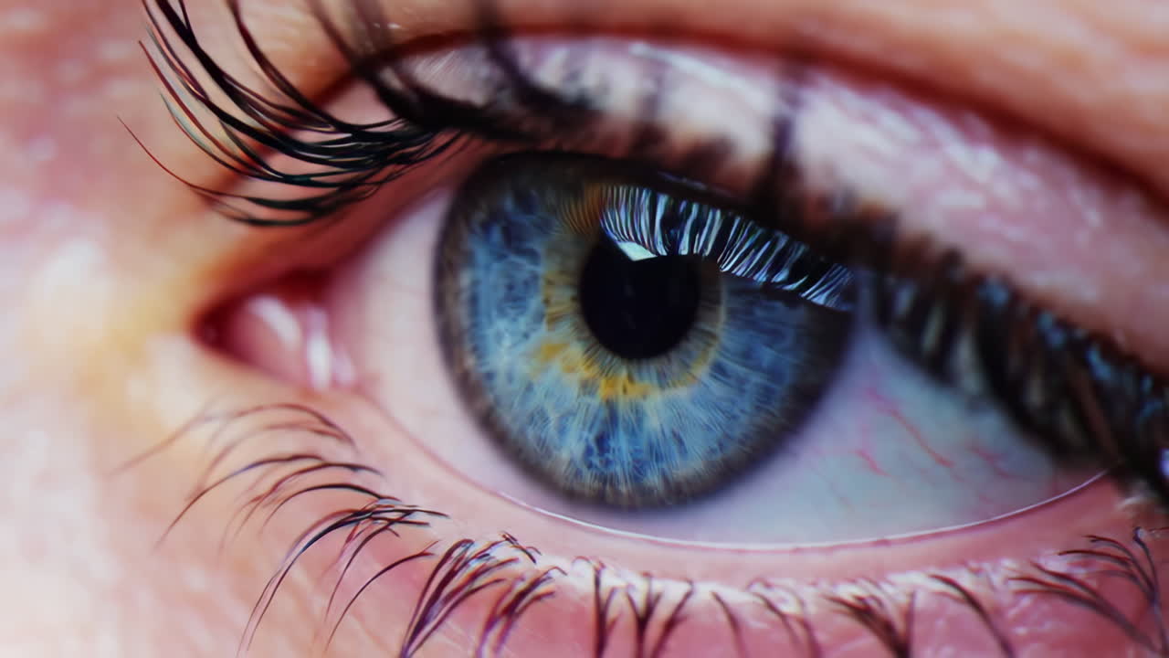 primer plano del ojo de una mujer.