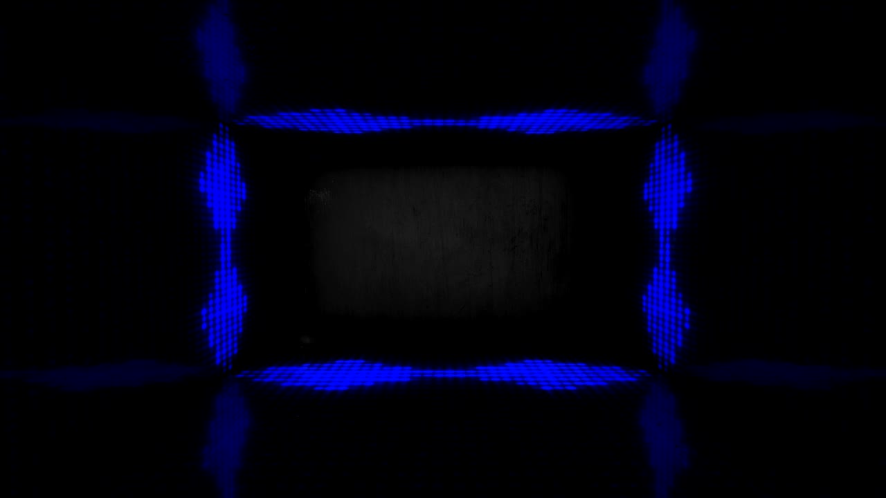 4k 빛나는 무대 파란 네온 조명 - 루프 가능한 스 비디오