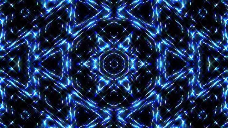 Bright abstract light governing full color, kaleidoscope