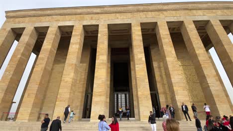 anitkabir mausoleum in ankara, turkey