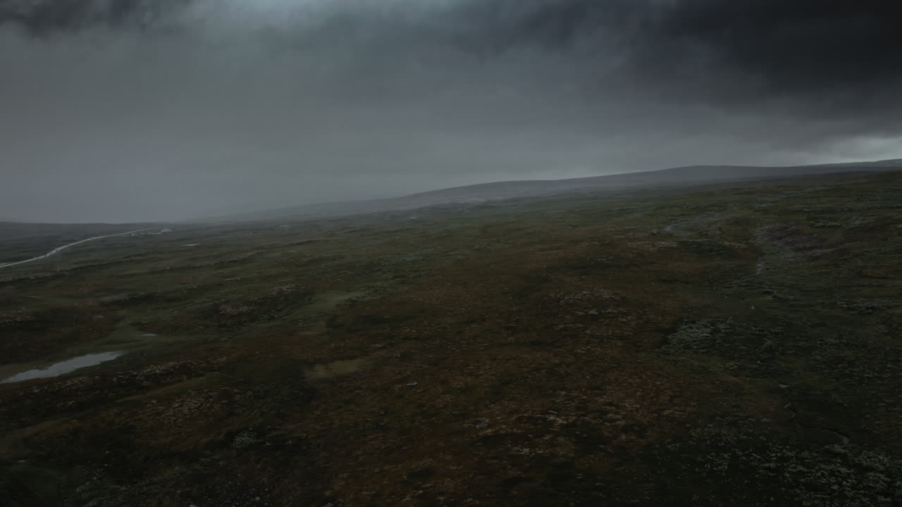 Storm over arctic cirle in Norway