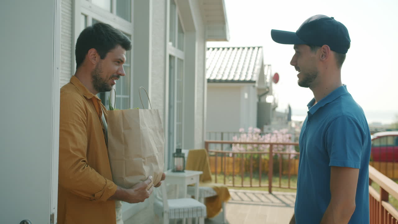 entrega de comestibles en el hogar