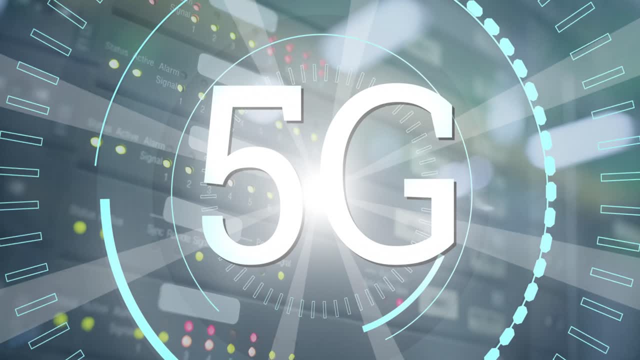 5g는 미래의 원 4k의 한가운데에 쓰여져 있습니다.