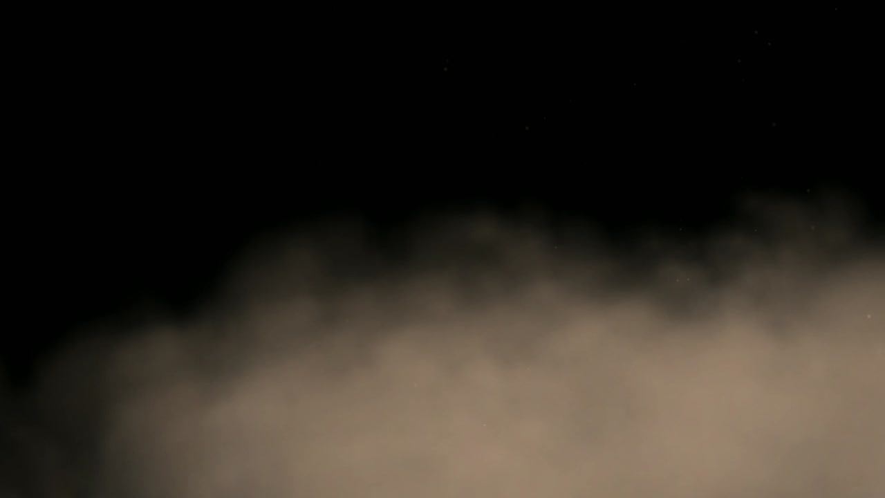 야간 배경으로 모래 폭풍 모션 그래픽