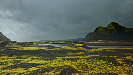 dramatic icelandic landscape