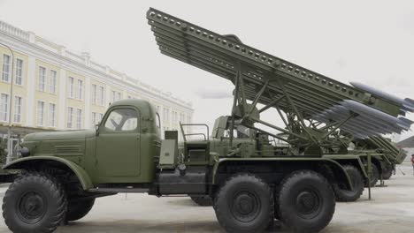 soviet grad multiple rocket launcher