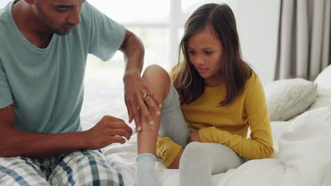 High-five,-happy-and-father-with-first-aid