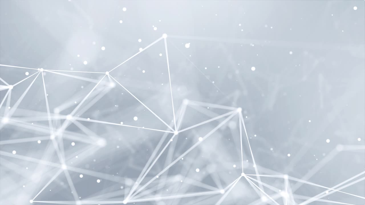 abstract Geometric connected line and dots Loop Animation Background .