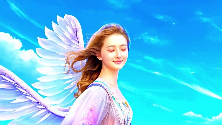 Angel Woman in the Sky