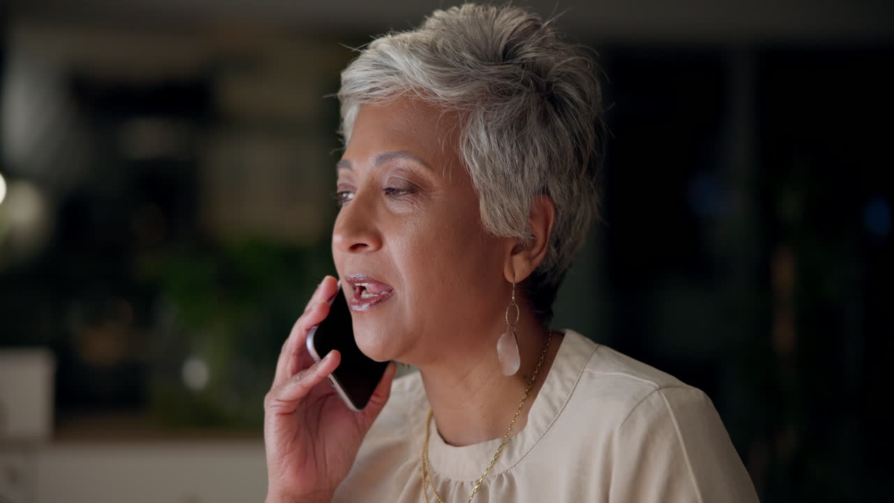 Woman talking on the phone