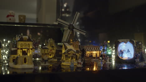 miniature christmas village, handheld, medium