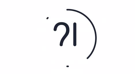 animación del icono de las preguntas frecuentes