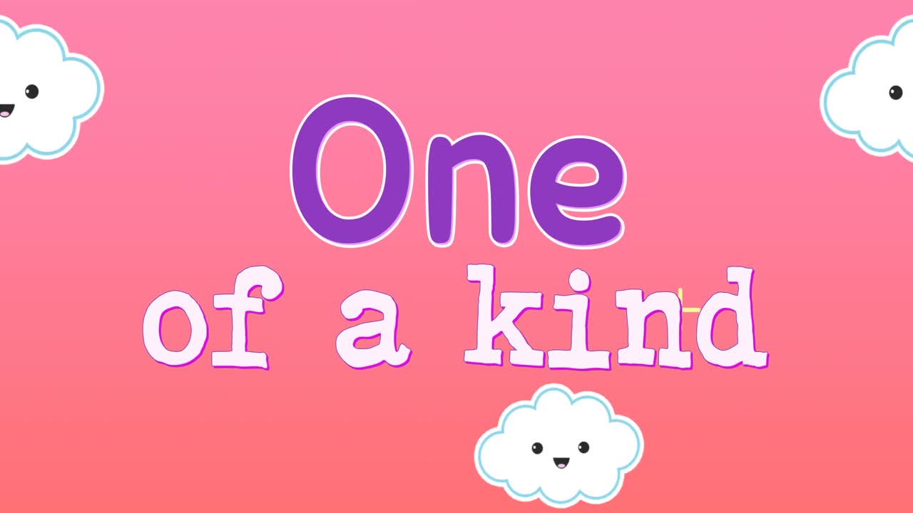 단어의 애니메이션 일종의 4k