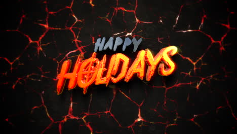 Fiery-Festive:-Happy-Holidays-Text-Above-Molten-Red-Lava