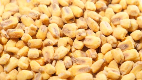 A close-up of corn nuts