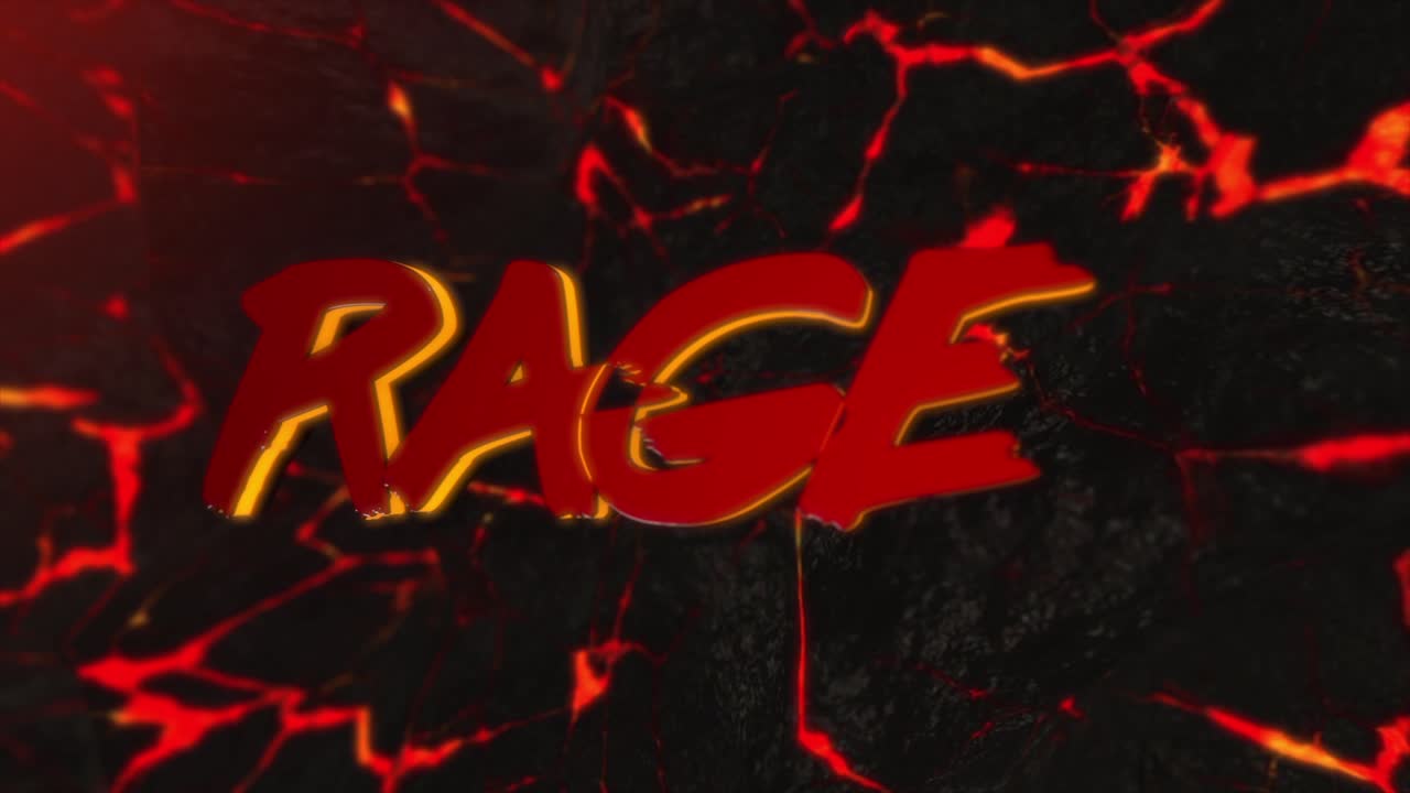 라바 레이지 그래픽 디자인